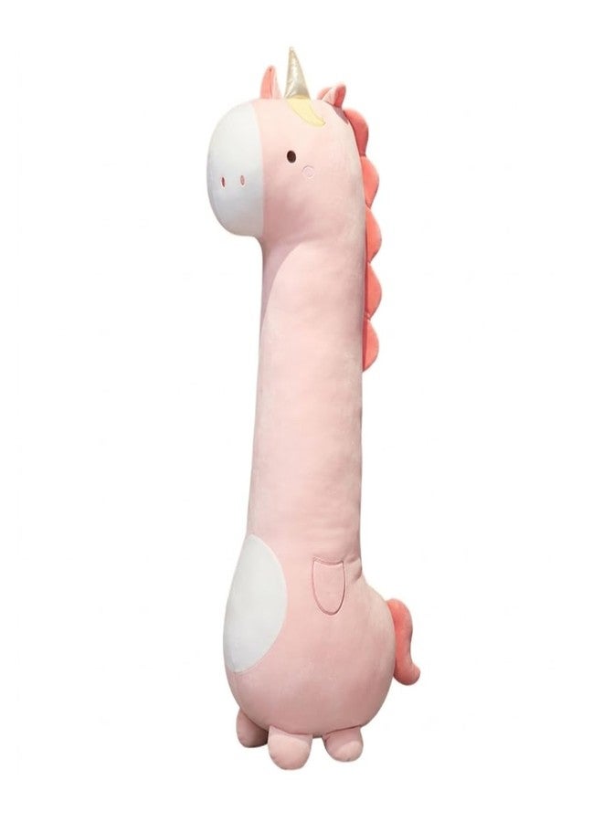 TechMax Solution Super Soft Unicorn Plush Toy Long Body Pillow Cute Stuffed Animal Companion for Children - Image 1
