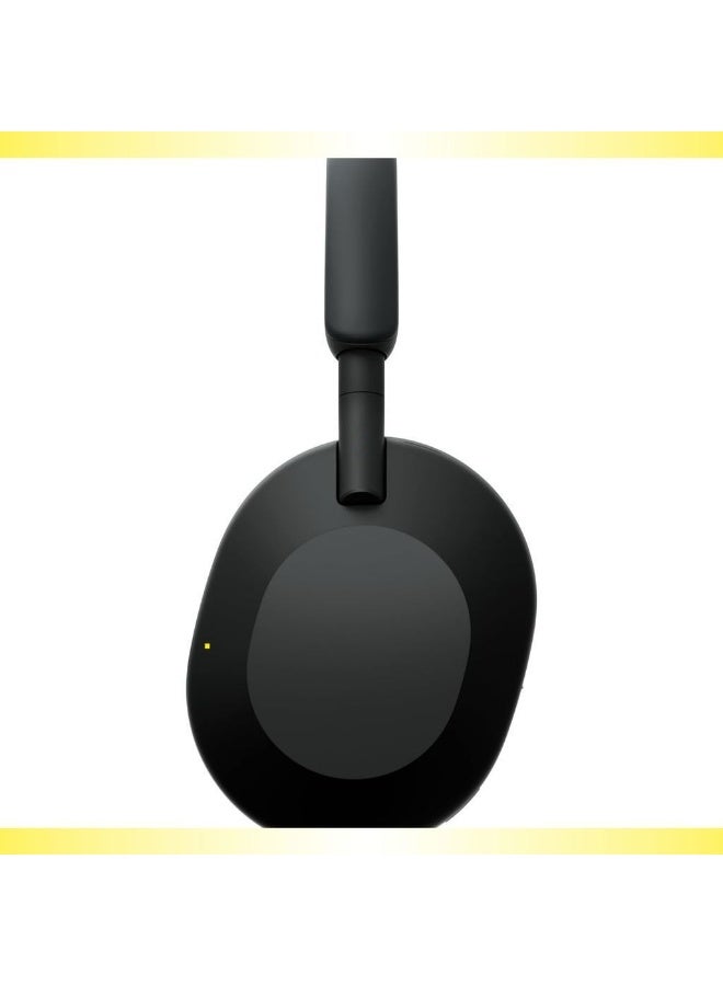 Noise Cancelling Wirels Headphon Hi-R Audio Bt Phone Call Quality 30 Hours Battery Life Wearing Detection Voice Assistant Black UAE Version - 1