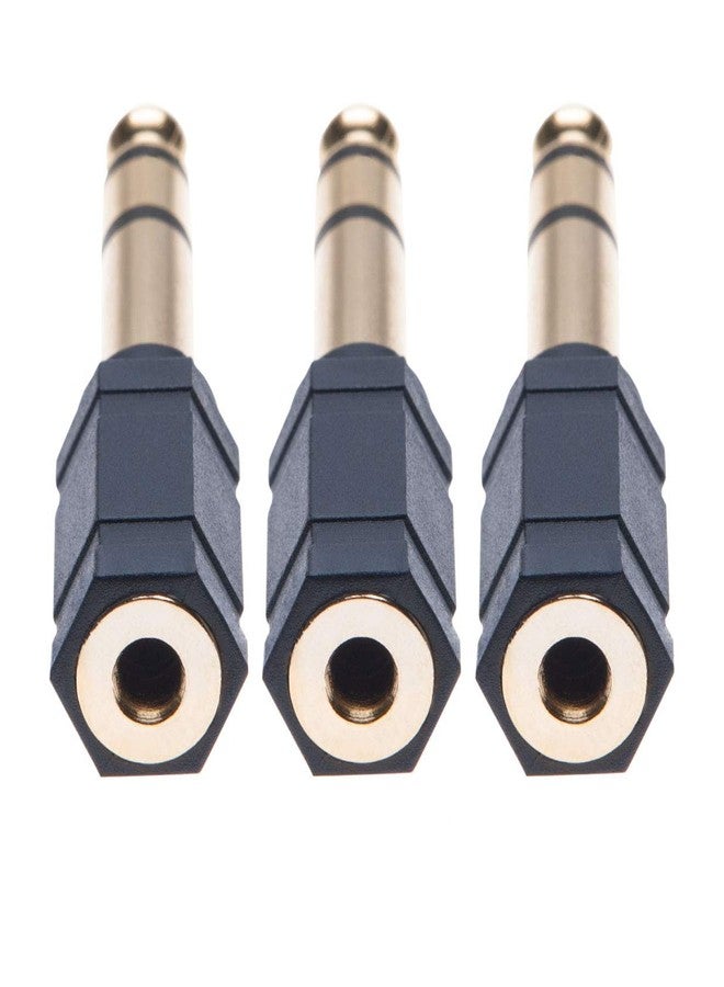 Keple محول سماعة الرأس كيبلي 6.35 إلى 3.5 مقبس صوت ستيريو محول جاك صغير إلى جاك لمكبرات الصوت وسماعات الرأس (6.35 مم 1/4 ذكر إلى 3.5 مم 1/8 أنثى) 3 عبوات - Image 4