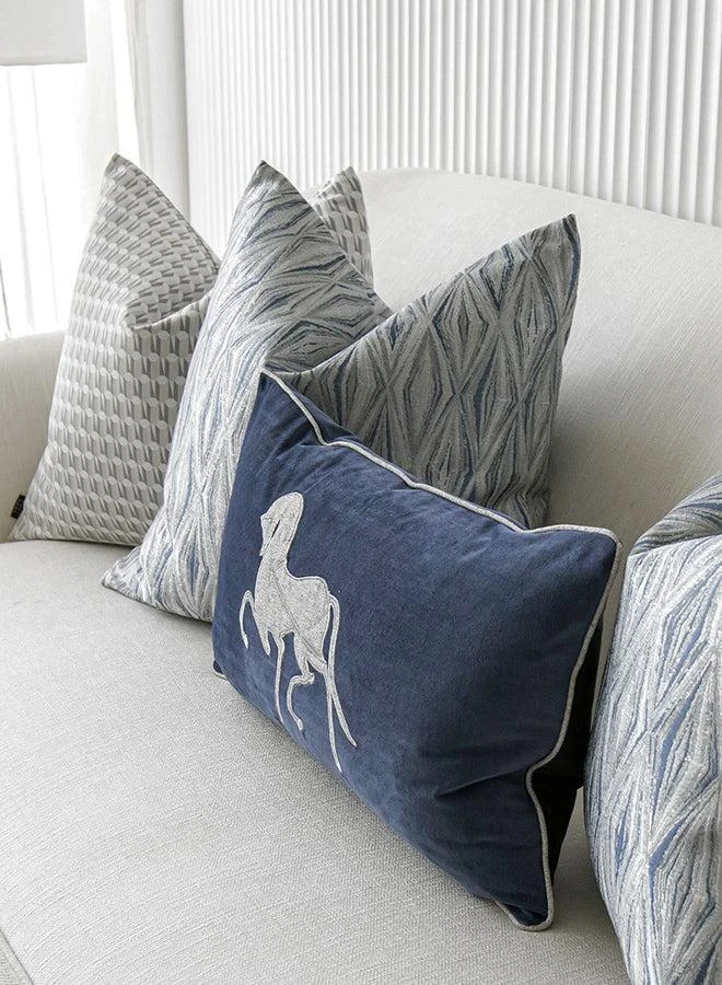 KNOT HOME Cushion Edwin Bundle (with filler) Pillow Knot Home Cover Set for Modern Sofa Contemporary Living Room Bedroom and Office Soft Washable