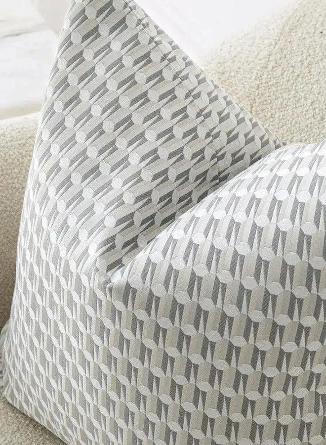 KNOT HOME Cushion Edwin Bundle (with filler) Pillow Knot Home Cover Set for Modern Sofa Contemporary Living Room Bedroom and Office Soft Washable