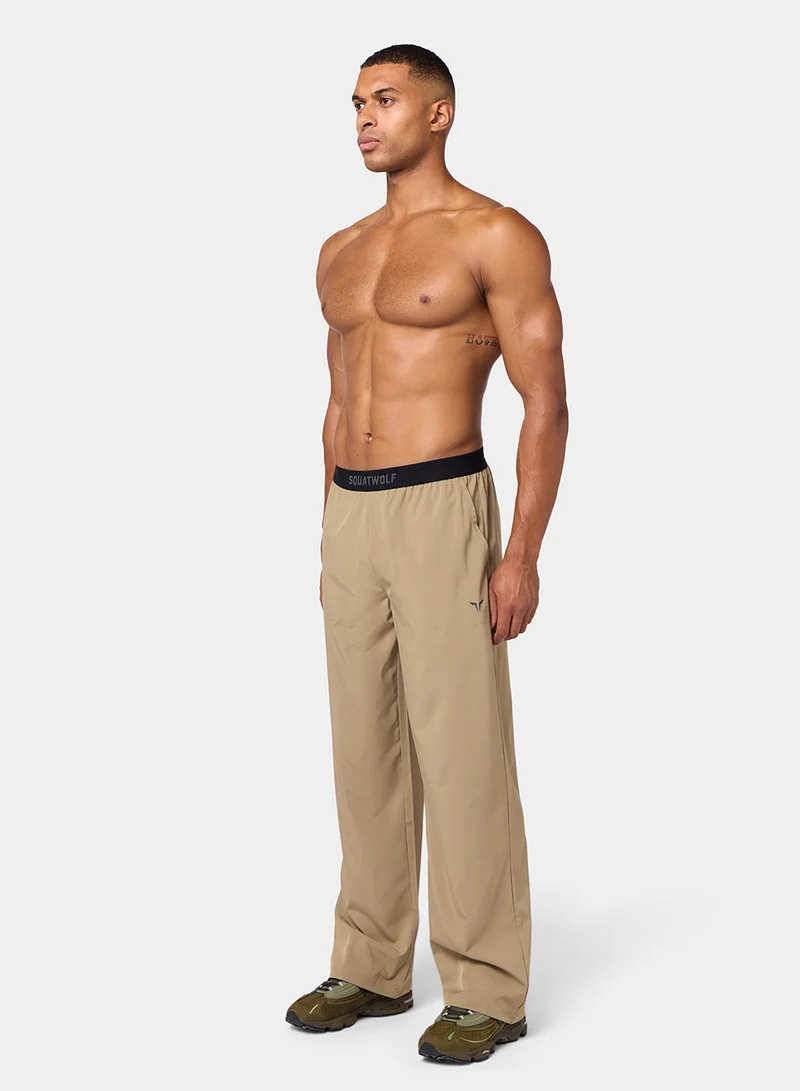 SQUATWOLF Woven Stretch Joggers
