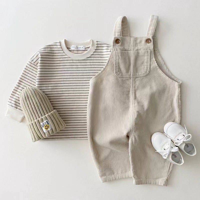 Korean Children'S Wear Baby And Toddler New Floral Denim Cute Bags Baby Casual Sports Trousers - Image 5