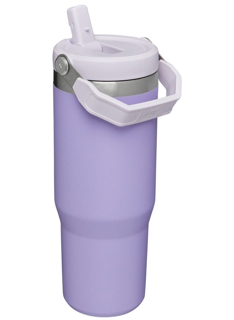 Stanley Quencher H2.0 FlowState Stainless Steel Vacuum Insulated Tumbler with Lid and Straw for Water, Iced Tea or Coffee, Smoothie and More, Tigerlily,30oz