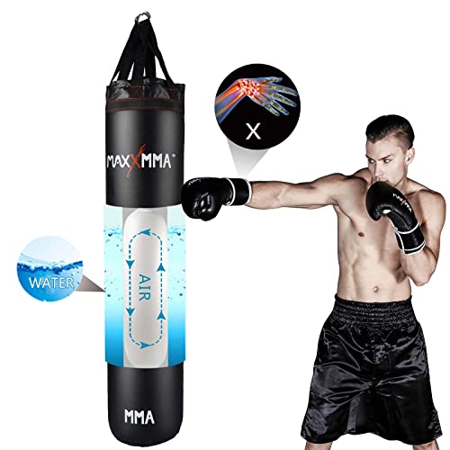 MaxxMMA 5 ft Water/Air Heavy Bag Kit (Adjustable Weight 70~140 lbs.) - Image 4