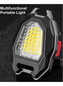 Mini LED Working Light Portable Keychain Flashlight Camping COB Lamp For Lighter Bottle Opener Emergency Light