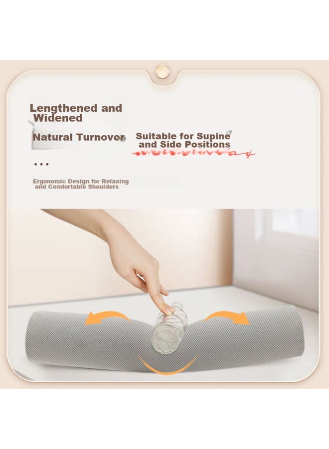 Aeromax Round Pillow, Cervical Pillow, Memory Foam, Round Cylindrical Pillow - Image 2