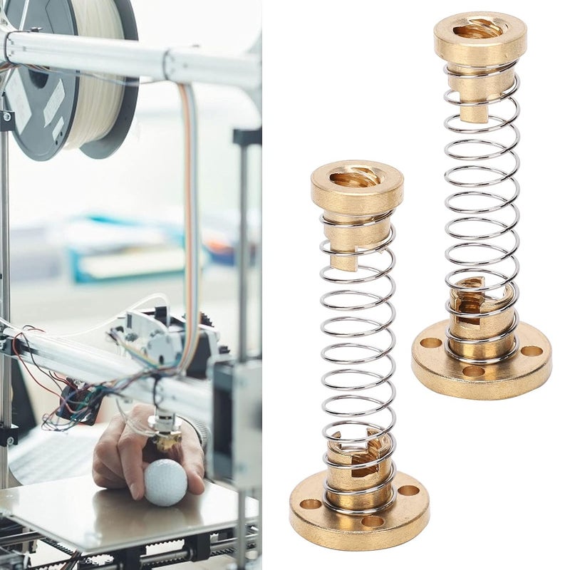 Tyenaza Gap Eliminate Nut T8 Anti Clearance Spring Brass Lead Thread Nut 3D Printer Accessories - Image 4