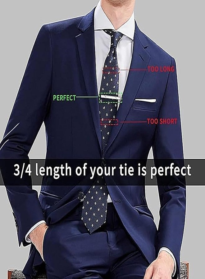 ZDQTRA 4pcs Tie Clip for Men Suits formal, Metal Plated Secure Clasp for Business party wedding (blue black golden silver) - Image 5