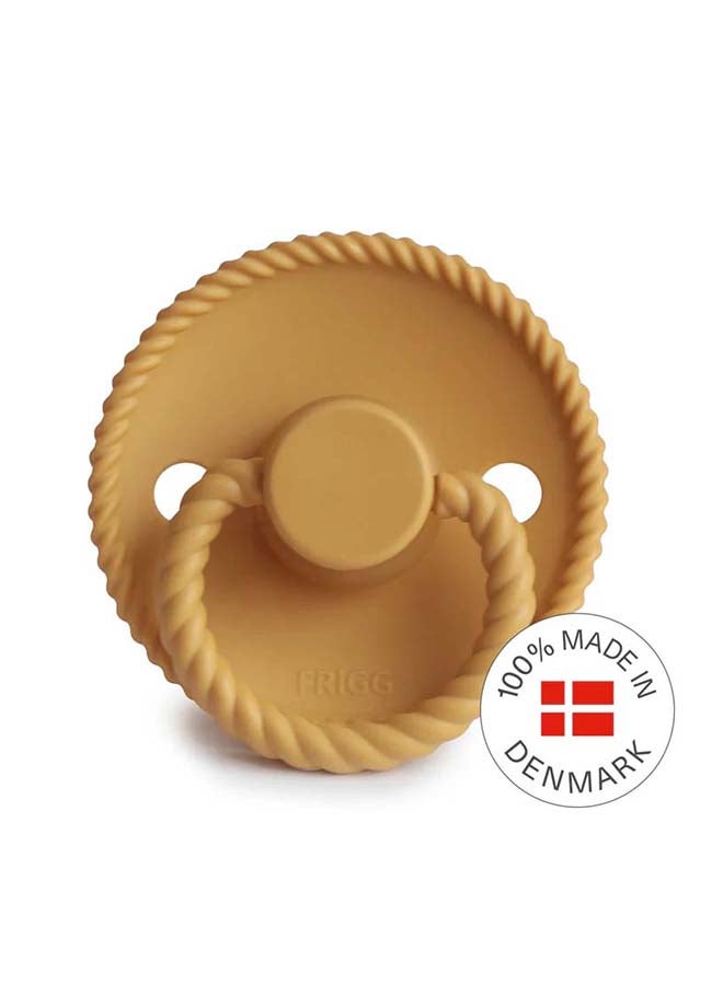 FRIGG لهاية FRIGG Rope من اللاتكس للأطفال 6-18 شهر 2-Pack لون العسل الذهبي/بورتوبيلو - الحجم 2 - Image 3
