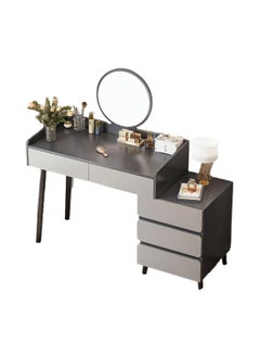 Sharpdo Modern Minimalist Dressing Table with LED Makeup Mirror and 3 Drawers for Storage 100*40*116CM  - Image 2