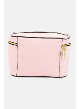 bebe Women Brand Logo Vanity Bag, Pink  - Image 2