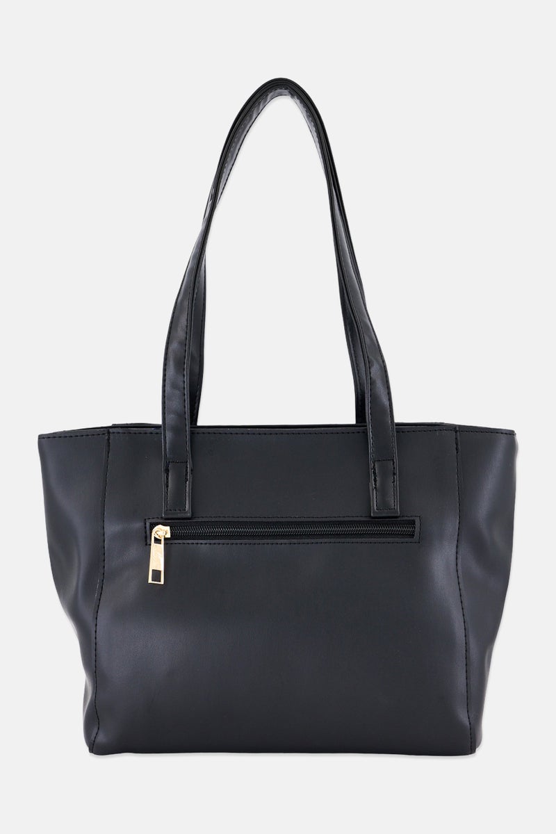 Lavie حقيبة يد بشعار العلامة التجارية للنساء، سوداء - Image 2