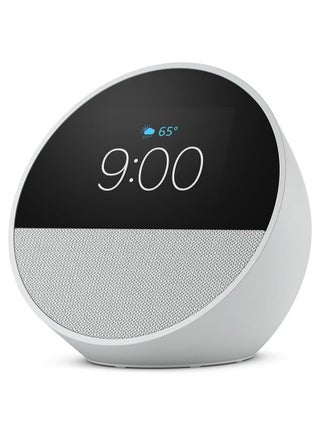 Echo Spot is a smart device with a vibrant Sonido and Alexa with a beautiful screen (white), new release 2024. - pzsku/ZBAAD61E371280548A86BZ/45/1750924209/1dc858fd-3d19-42bb-9f75-f1a021991597
