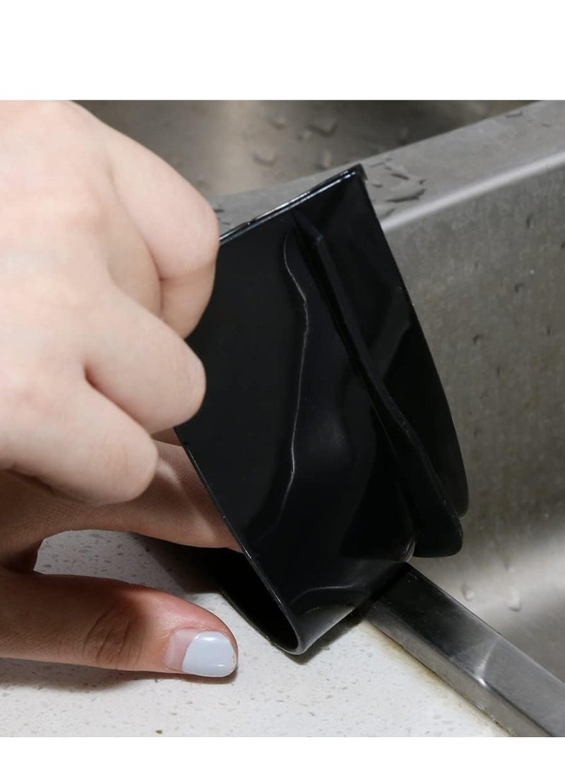 MIXDE 2 Pack Kitchen Silicone Stove Cover Counter Gap Cover, Oven Gap Filler Countertop Strips Gap Guard, Easy to Clean Seals Spills Between Counter, Stovetop, Oven, Washer & Dryer-21 Inches - Image 2