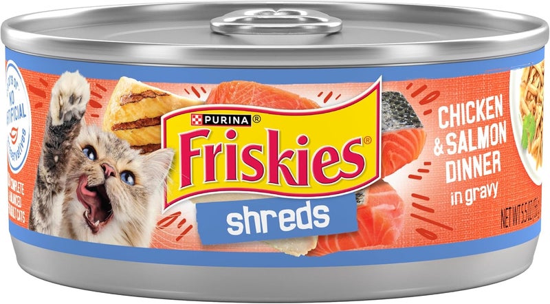 Friskies Purina Friskies Shreds Wet Cat Food Can 5.5 oz. (24 Cans) - Image 1