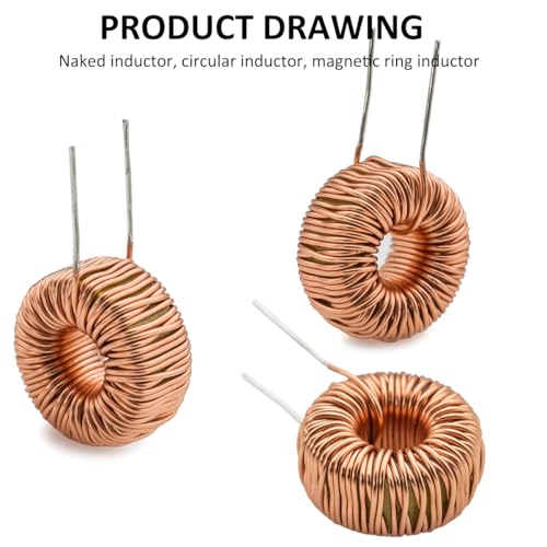 DIYhz 20 Pcs Toroid Core Inductor Copper Wire Wind Wound 100uH 6A Coil for LM2596-100uH - Image 3
