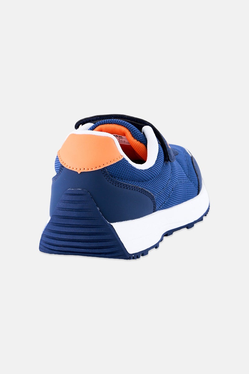 RBX Kids Boy Velcro Closure Running Shoes, Navy - Image 2