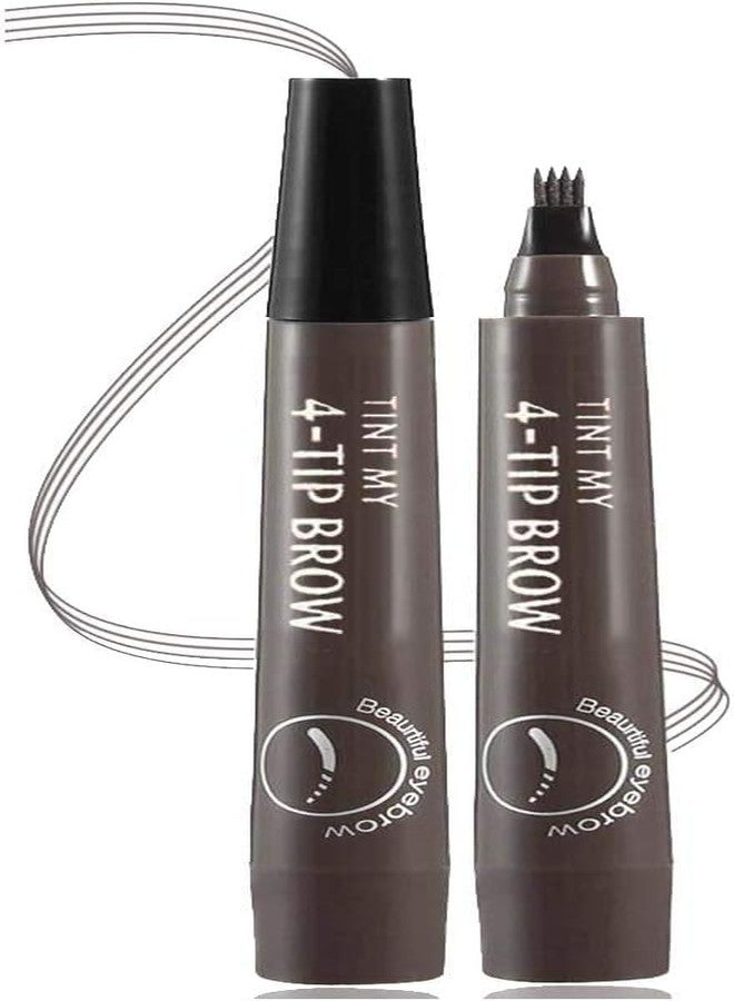 VBA Eyebrow Contouring Pencil Waterproof Eyebrow Pen - Eyebrow Pencil with a Micro-Fork Tip Applicator - Creates Natural Looking Brows Makeup Effortlessly (GRAY) - Image 1