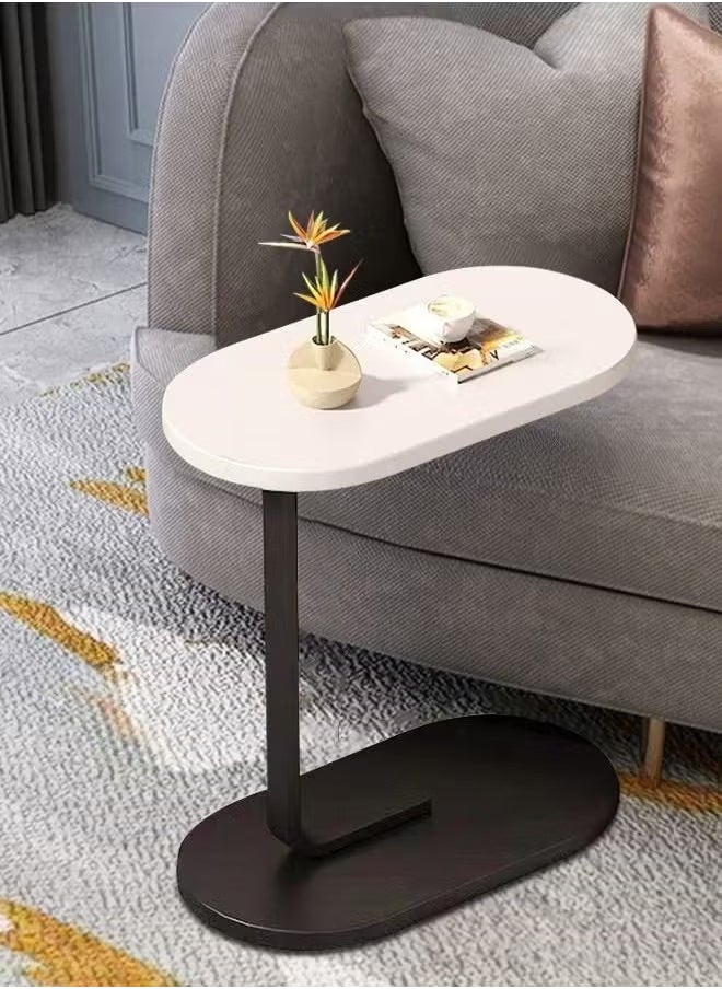 RATSAW - Metal Frame C Shaped Side Table Cofee Table Bed Table End Table Snack Laptop Holder Table - Image 1