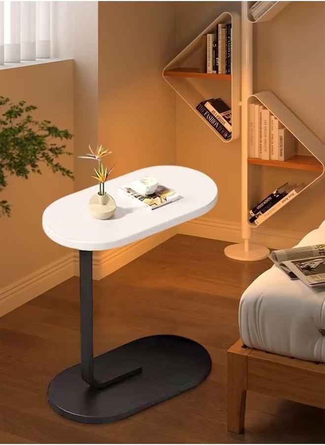 RATSAW - Metal Frame C Shaped Side Table Cofee Table Bed Table End Table Snack Laptop Holder Table - Image 1