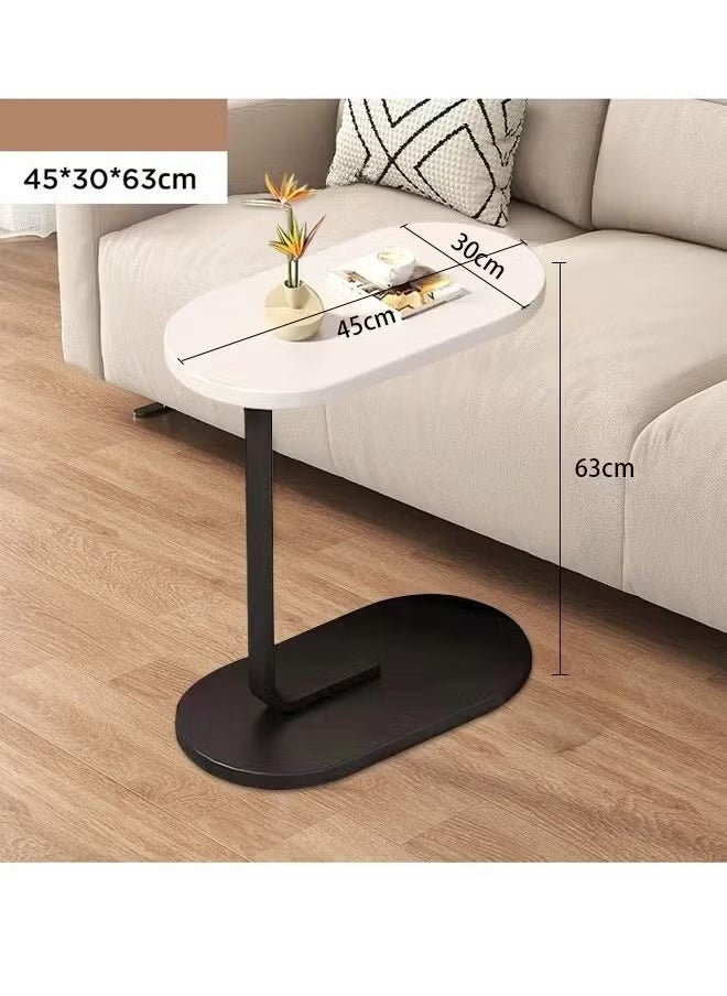 RATSAW - Metal Frame C Shaped Side Table Cofee Table Bed Table End Table Snack Laptop Holder Table - Image 1