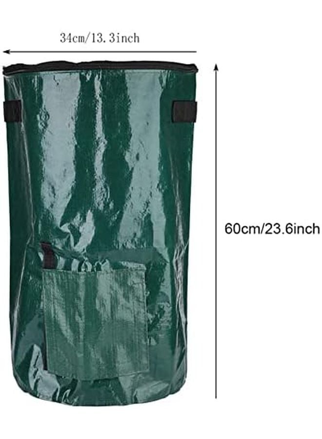 46L Compost Bin With Lid For Organic Waste Garden Yard Farmland Fertilizer - Image 3