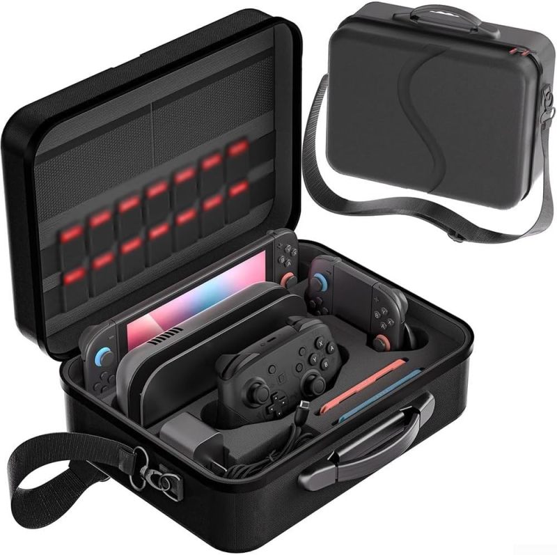 Nintendo Switch 2 Storage Bag: High-Quality Nylon, Multiple Carrying Options - Ample Accessory Storage, Stylish Portable Travel Case for On-The-Go Gamers - Image 2