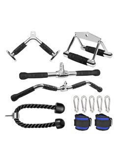 Cable Machine Attachments LAT Pull Down Accessories for Home Gym, Pull Down Bar V Bar Cable Attachment, Tricep Press Down Bar Pulley System Machine