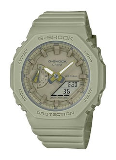 CASIO Casio Women Watch G-Shock Octagonal Smoky Monochromatic Stylish Solid Colors Analog Digital Brown Green Dial Resin Band GMA-S2100BA-3AD  - Image 1