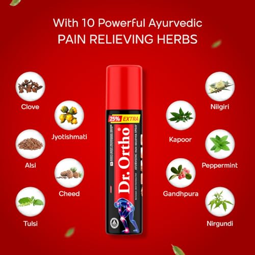 Dr. Ortho Dr.Ortho Combo Pack (1 Oil, 1 Capsule, 1 Spray & 1 Ointment) For Joint Pain, Neck Pain, Knee Pain, Muscle Pain - Image 3