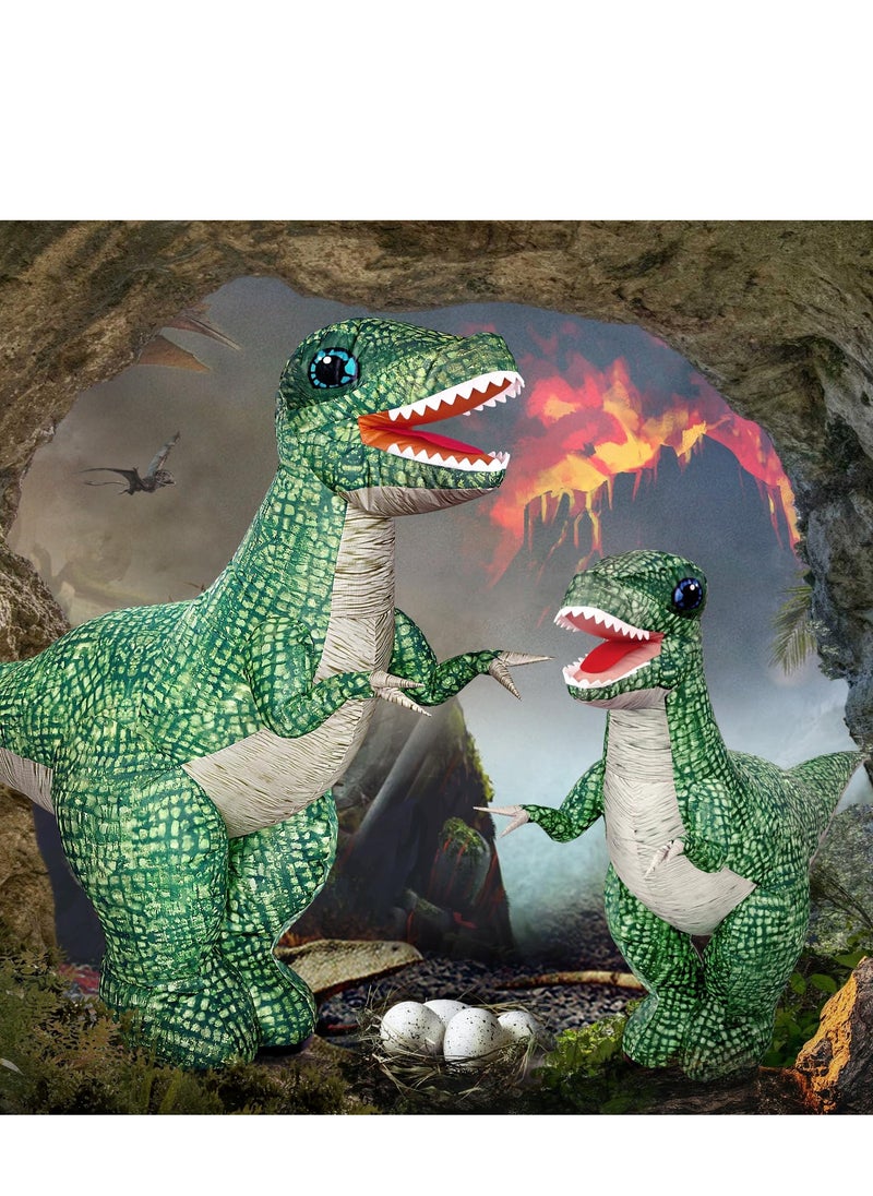 SYOSI - Remote Control Dinosaur Toys Realistic Electric 2.4GHz Remote Control Inflatable Dinosaur Toy with 360°Rotation Forward and Backward Rechargeable Walking Dinosaur Toy for Kids 3+ Birthday Gifts - Image 1