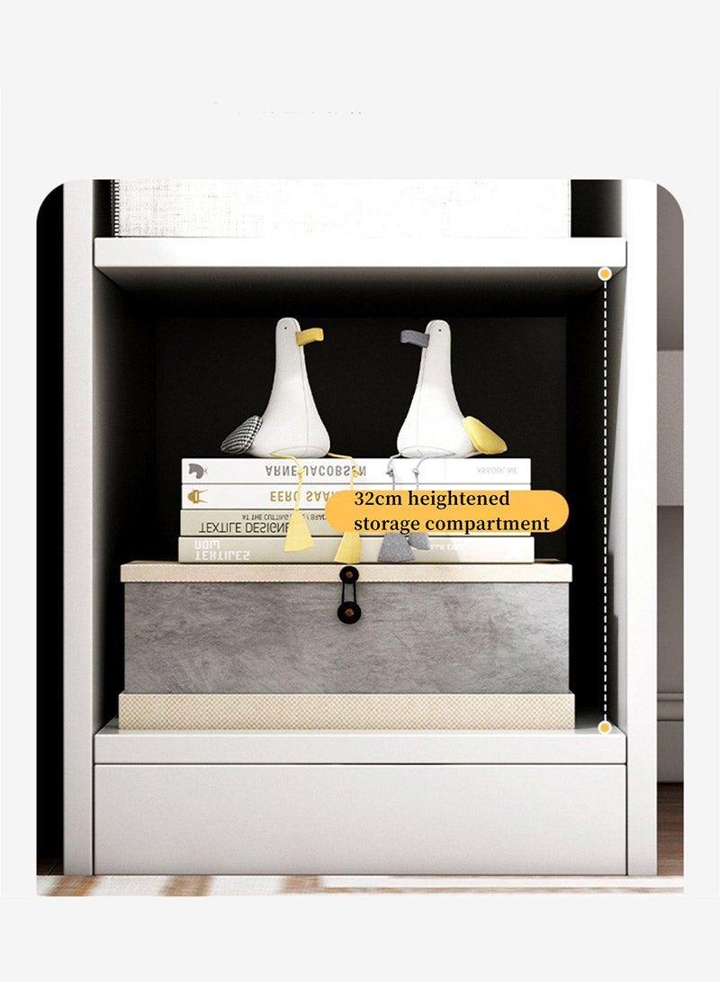 شاربدو مكتب شاربدو المنزلي، مكتب كمبيوتر بسيط مع أرفف تخزين مفتوحة 132*40*120 سم - Image 5