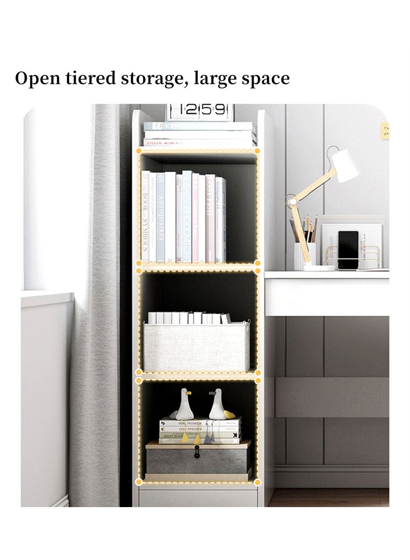 شاربدو مكتب شاربدو المنزلي، مكتب كمبيوتر بسيط مع أرفف تخزين مفتوحة 132*40*120 سم - Image 3