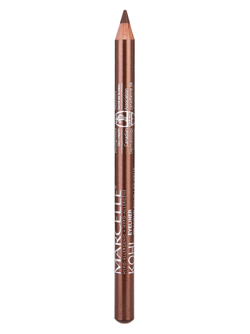 Marcelle Kohl Eyeliner Copper Coin Eye Pencil LongLasting Waterproof Intense Colour FragranceFree Hypoallergenic Recognized by CDA CrueltyFree 004 Oz