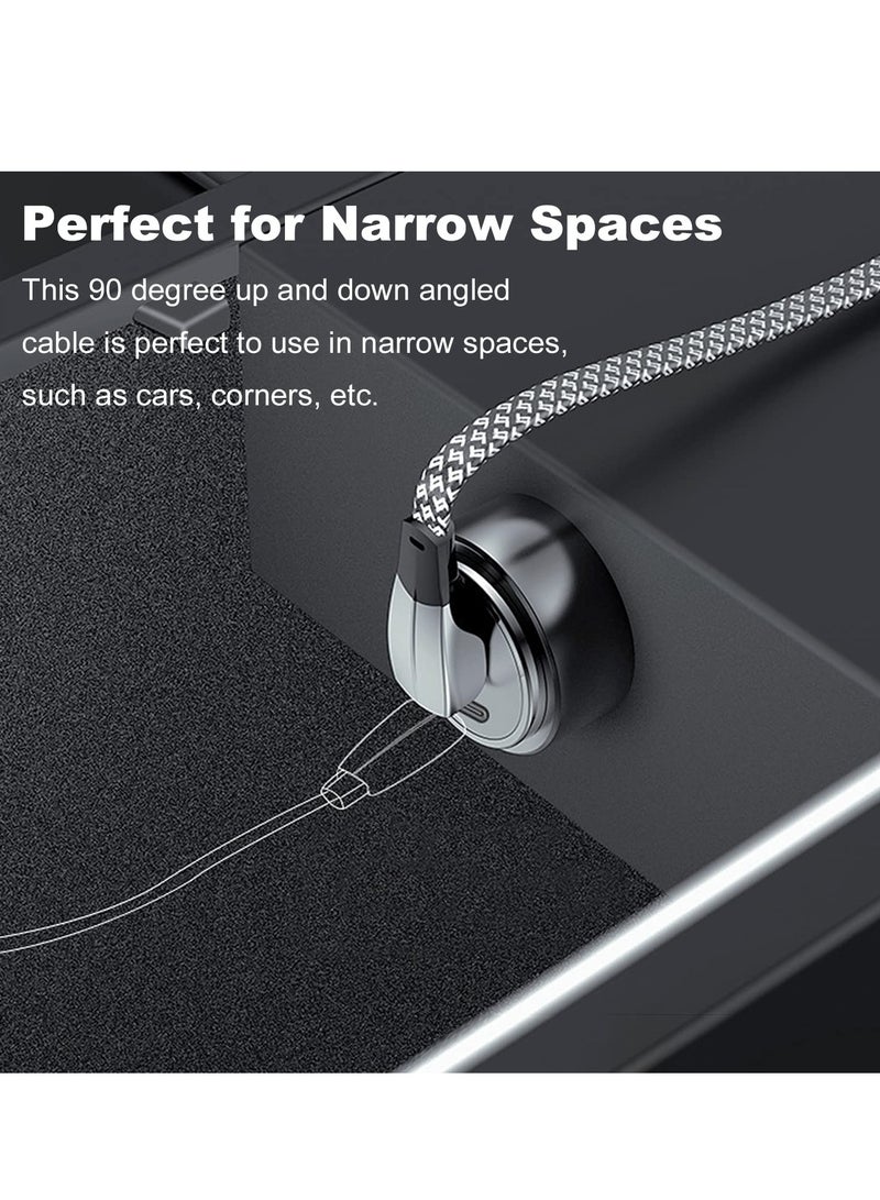 KASTWAVE كابل USB C من سامسونج لشحن سريع بزاوية 90 درجة - Image 3