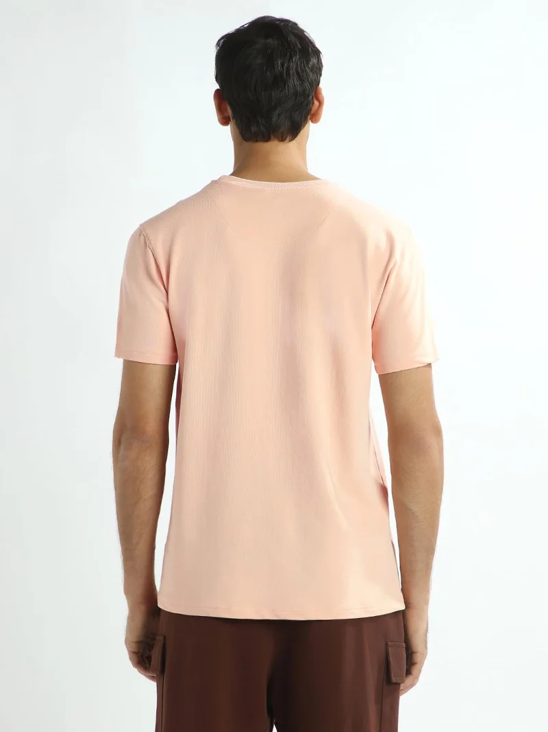 NOBERO  Men's Solid Regular Fit T-Shirt for Men | Best Price UAE