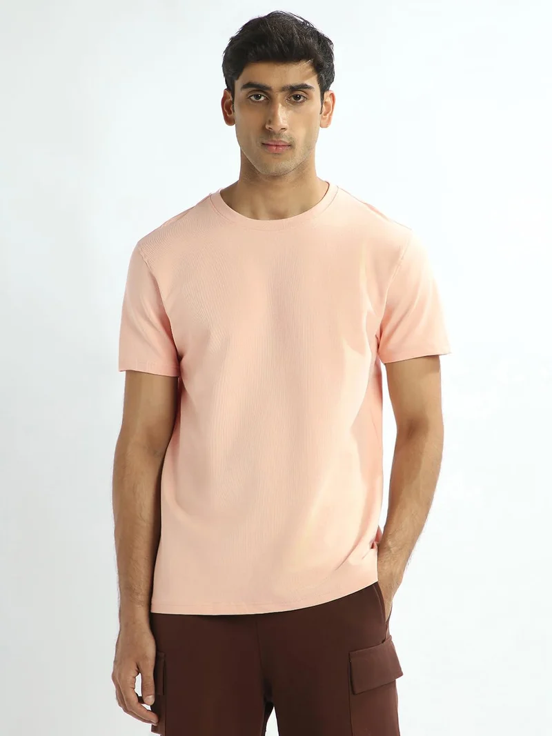 Men's Solid Regular Fit T-Shirt
