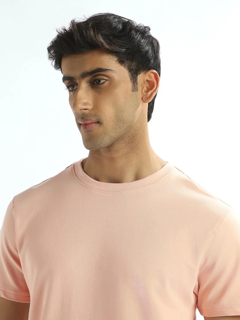 NOBERO  Men's Solid Regular Fit T-Shirt for Men | Best Price UAE