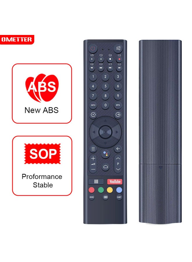 OMETTER For Changhong TV Remote Control Replace for TVs GCBLTVC1GBBT-C2 GCBLTVC1GBBT GCBLTVC1GWBT-HITACHI-1 With Youtube - Image 1