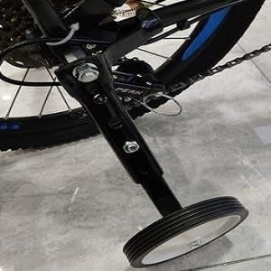 CHICIRIS Training Wheels, Bicycle Training Wheels - Compatible 100kg Load, Adjustable Training Wheels for 18 to 24 Inch (Black) - Image 4