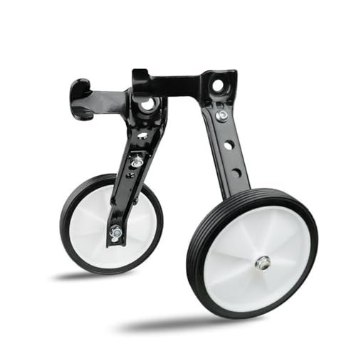 CHICIRIS Training Wheels, Bicycle Training Wheels - Compatible 100kg Load, Adjustable Training Wheels for 18 to 24 Inch (Black) - Image 1