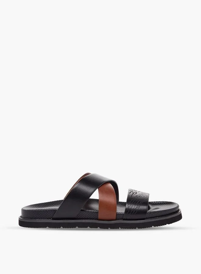دوتشيني Men Textured Comfort Sandals