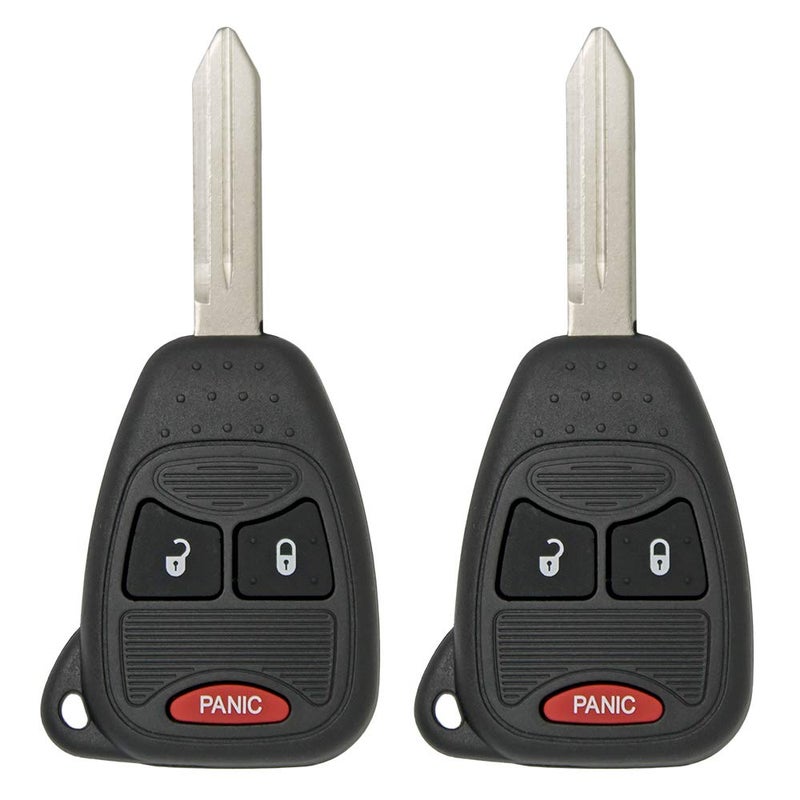 Keyless2Go Replacement for Keyless Entry Remote Car Key Vehicles That Use 3 Button OHT692427AA 2 Pack