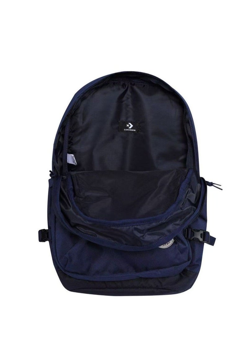 CONVERSE حقيبة ظهر قماشية مقاومة للماء من كونفيرس للرجال والنساء، عصرية ومتعددة الاستخدامات، حقيبة شبكية للطلاب، حقيبة سفر 31*46*16 سم - Image 4