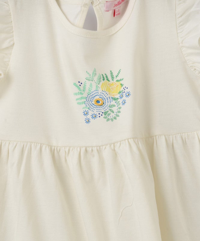 Jelliene فستان للبنات الصغيرات - Image 3