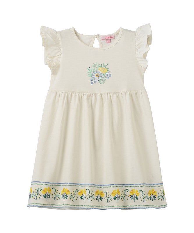 Jelliene فستان للبنات الصغيرات - Image 1