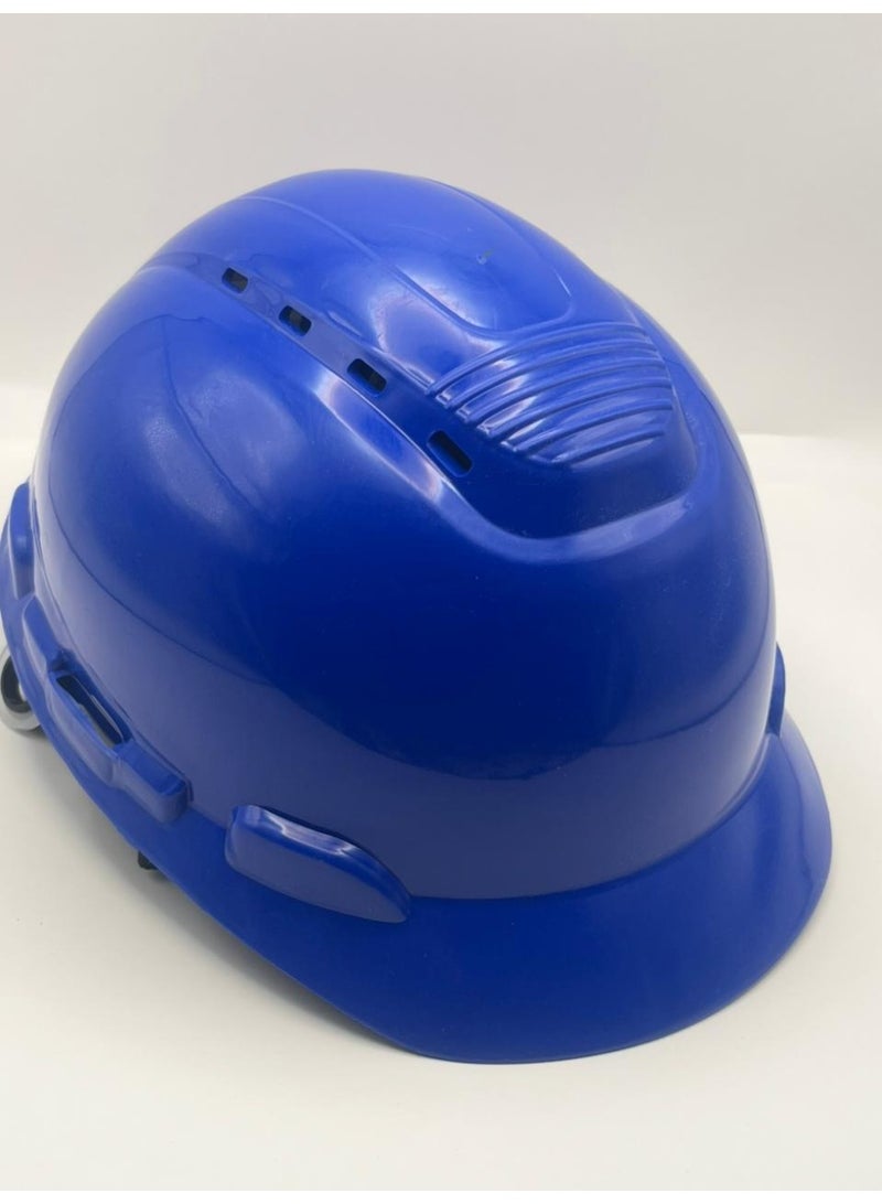 TEAKWOOD Ratchet Safety Helmet, Blue - Image 5