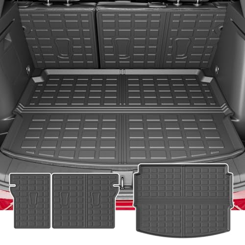 powoq Trunk Mat Compatible with 2021-2025 Chevy Trailblazer Backrest Mat (Only for Upper Deck) Replacement for 2021 2022 2023 2024 2025 Chevy Trailblazer Accessories (Trunk Mat+Backrest Mat) - Image 1