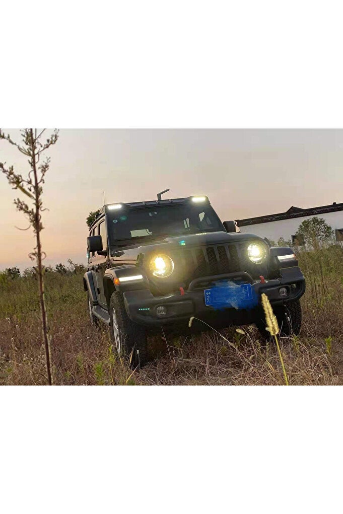 ريحني جيب رانجلر JL 18-24 جناح أمامي متطرف مع أضواء LED - Image 3